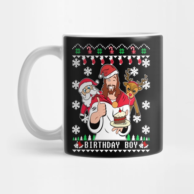 Birthday Boy Ugly Christmas Sweater by KsuAnn